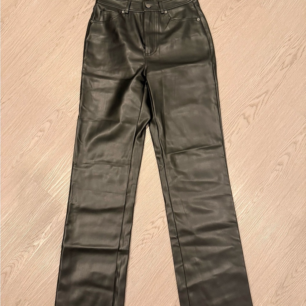 Steve Madden Black Leather Pants